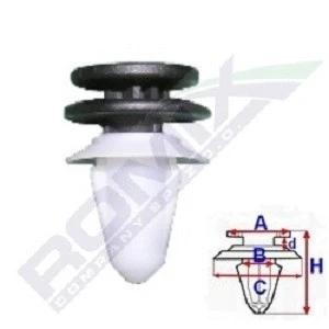 Billede af ROMIX C60353 Clips VOLKSWAGEN: Touran I, Passat B6 Variant, GOLF 6