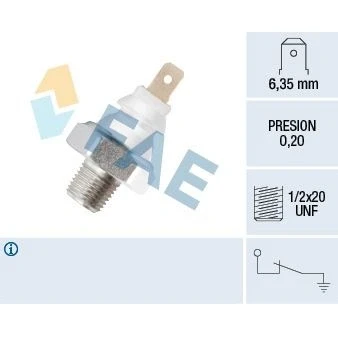 Billede af FAE 11700 Olietrykskontakt 1/2x20 UNF 0,2 LAND ROVER: Range Rover 1
