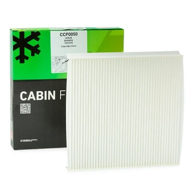 Billede af CHAMPION CCF0050 Kabinefilter Pollenfilter, Partikelfilter 215 214 19 TOYOTA: Yaris I Hatchback, Verso, Avensis SUBARU: Legacy 4