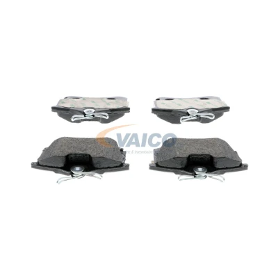 Billede af VAICO V10 8178 Bremseklodser Q+, original equipment manufacturer quality bagaksel Ekskl. slidadvarselskontakt VOLKSWAGEN: Polo V Hatchback, VI