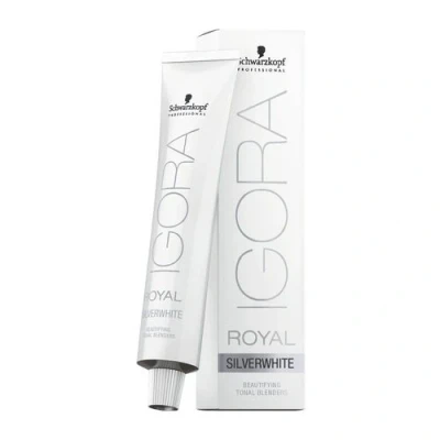 Billede af Schwarzkopf Professional Igora Royal Silver Whites Semi permanent farvning 60 ml