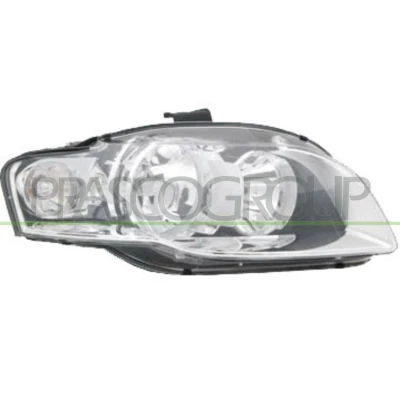 Billede af PRASCO AD0224905 Forlygter højre H7/H7 hvid med indstillingsmotor for LWR AUDI: A4 B7 Avant, B6/B7 Cabriolet