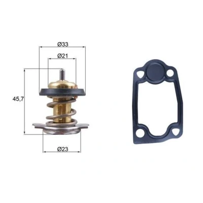 Billede af MAHLE ORIGINAL TX 266 79D Termostat 79 21 med pakning PEUGEOT: Boxer Bus