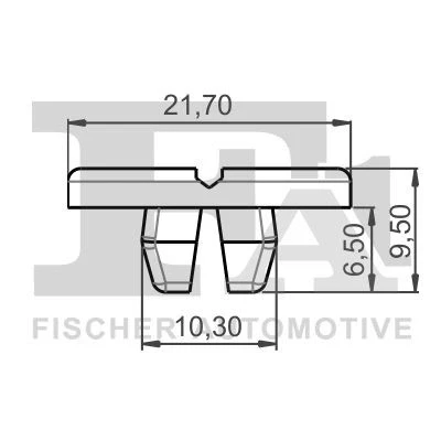 Billede af Holder, forlygte FA1 12 60005.10