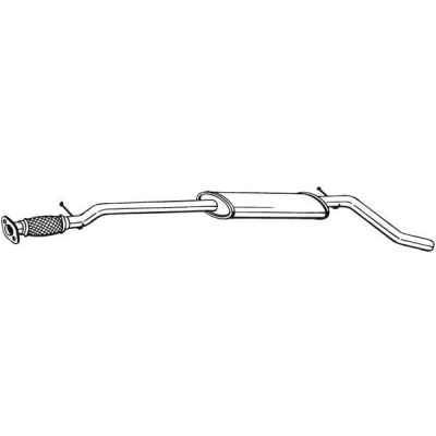 Billede af BOSAL 286 325 Midterste Lyddæmper FIAT: Punto II Hatchback