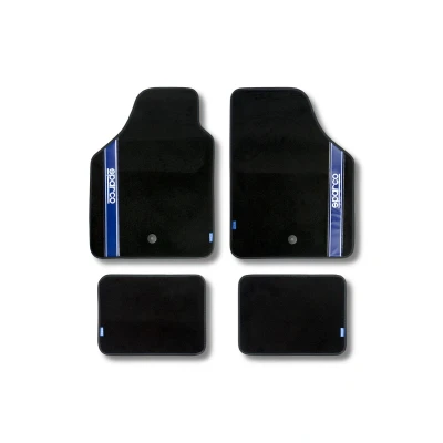 Billede af Bil gulvmåtte sæt Sparco Strada 2012 B Universal Sort/Blå (4 pcs)