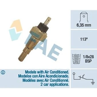 Billede af FAE 35670 Temperaturkontakt
