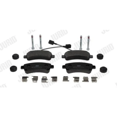 Billede af JURID 573704J Bremseklodser Inkl. slidadvarselskontakt FIAT: Ducato III Ladvogn / Chassis, Bus, Van, PEUGEOT: Boxer Van