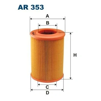 Billede af FILTRON AR 353 Luftfilter 173 124 Filterindsats SUZUKI: Samurai SUV