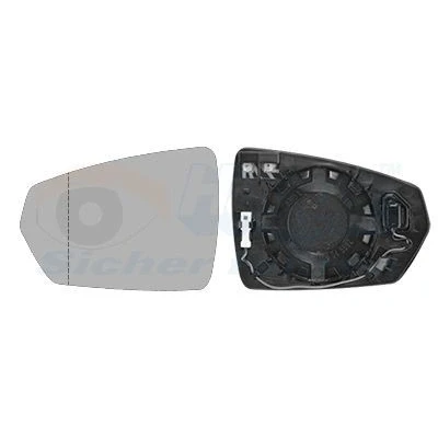 Billede af VAN WEZEL 5751837 Spejlglas venstre VOLKSWAGEN: Polo VI