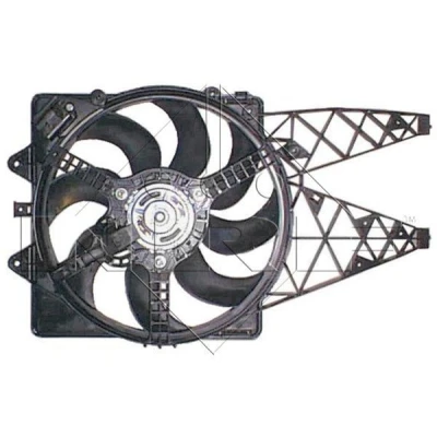 Billede af NRF 47237 Køleventilator 371 12 290 med kølerventilatorramme (karm) FIAT: Grande Punto Hatchback