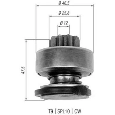 Billede af MAGNETI MARELLI 940113020329 Spidshjul, starter