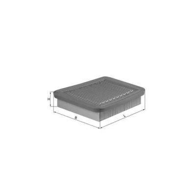 Billede af MAHLE ORIGINAL LX 543 Luftfilter 42,5 183 198,0 Filterindsats