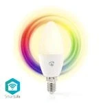 Billede af SmartLife fuld farve Pære Wi Fi E14 470 lm 4.9 W RGB + Justerbar Hvid 2700 6500 K Android / IOS Stearinlys