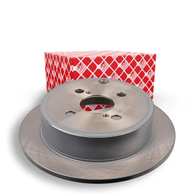 Billede af FEBI BILSTEIN 26066 Bremseskiver bagaksel 258 9 4 100 fuldstændigt coatet TOYOTA: Corolla IX Hatchback, Station Wagon, Sedan