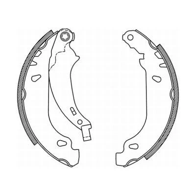Billede af KRAFT 6025130 Bremsebakker 180,0 32,0 PEUGEOT: 206+ Hatchback, 206 SW