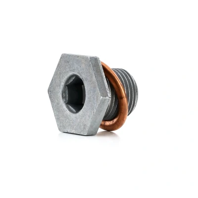 Billede af FEBI BILSTEIN 47130 Bundprop Stål 21, 8 med tætningsring PEUGEOT: 308 I SW, 206 Hatchback, CITROËN: C4 II Hatchback