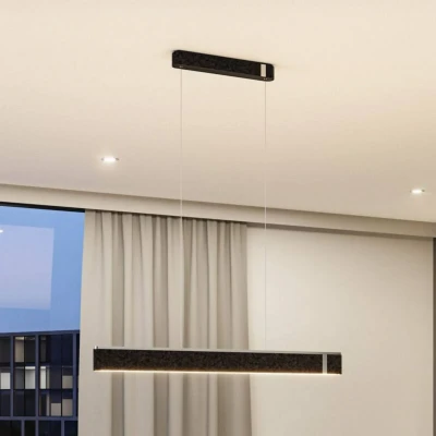 Billede af Paulmann Smart LED hængelampe Jagun, antracit, 100 cm, filt