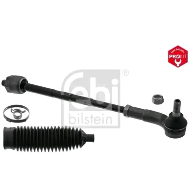 Billede af febi BILSTEIN 49082 Sporestang højre foraksel med møtrikker spændebånd, styremanchetter Plus VOLKSWAGEN: Polo V Hatchback, SEAT: Ibiza 4