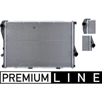 Billede af MAHLE ORIGINAL CR 298 000P Radiator 650 438 42 Loddet køleripper BMW: 5 Sedan, Touring, 7