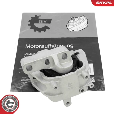 Billede af ESEN SKV 75SKV322 Motorophæng højre Gummimetalleje Aluminium, Gummi 165mm 133mm VOLKSWAGEN: Touran I, GOLF 6, Passat B7 Variant
