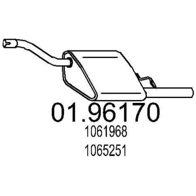 Billede af MTS 01.96170 Lydpotte 1020