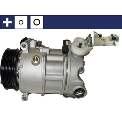 Billede af MAHLE ORIGINAL ACP 257 000S Kompressor PXC16 12 PAG 46 R 134a med tætningsring JAGUAR: XF Sedan
