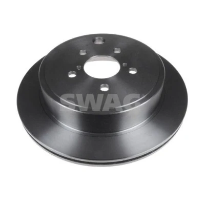 Billede af SWAG Bremseskive bagaksel 18mm 5 hul 100mm indvendigt ventileret coatet 33 10 5549 26700AJ010,26700CC000,SU00300638,SU00310629 Bremseskiver
