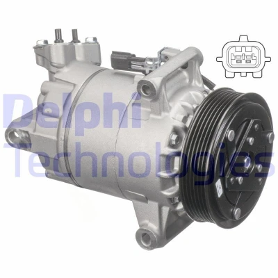 Billede af DELPHI TSP0155927 Kompressor 5VS12 PAG 46 med kompressorolie