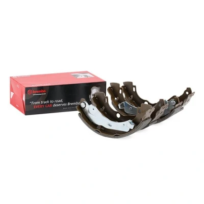 Billede af BREMBO S 68 525 Bremsebakker 203 38 med håndbremsegreb CITROËN: DS3 Hatchback, C3 II, C4 II Cactus, RENAULT: Clio 4, DACIA: SANDERO 2, LOGAN MCV 2