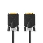 Billede af DVI kabel D 24 + 1 pin han 2560x1600 Guldplateret 3.0 m PVC Anthracite Box