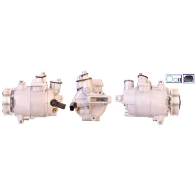 Billede af ELSTOCK 51 0396 Kompressor PAG 46 R 134a med pakninger AUDI: A4 B8 Avant, Q5, A6 C6 Avant
