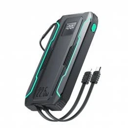 Billede af Robust Joyroom powerbank m Lightning og USB C kabler 10.000mAh 22,5W