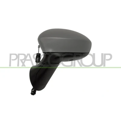 Billede af Sidespejl Prasco FT0307104 venstre grundet / primet Indstilling: Tovtræk, konveks, ikke tonet FIAT: 500 Hatchback