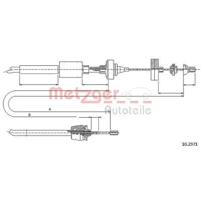 Billede af METZGER 10.2971 Koblingskabel COFLE