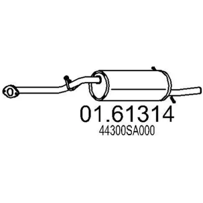 Billede af MTS 01.61314 Lydpotte 1200 SUBARU: Forester II