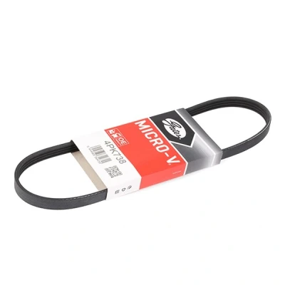 Billede af GATES Micro V 4PK738 Kileribberem 738 4 Polyester, EPDM (ethyl propylen dien gummi) FORD: MONDEO 3, 3 Kombi, Transit Mk5 Bus, RENAULT: CLIO 2