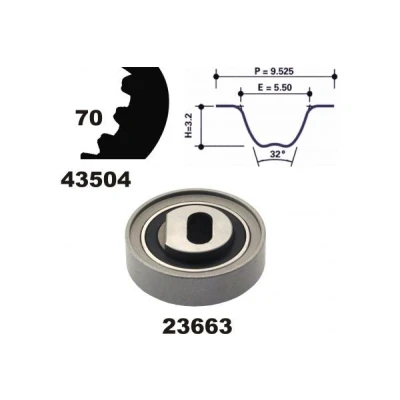 Billede af MAPCO 23504 Tandremssæt 70 HONDA: Prelude V, ACCORD 5 Coupe