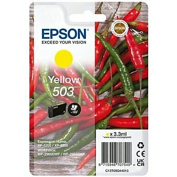Billede af Epson 503 gul blækpatron 3,3 ml C13T09Q44010 original