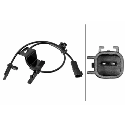 Billede af HELLA 6PU 358 218 671 ABS Sensor med klemme Hall princip 2 565 FORD: Mondeo 5