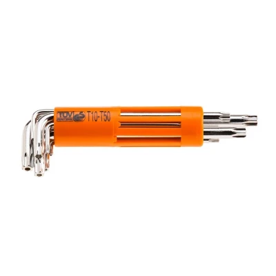 Billede af NEO TOOLS 09 524 Vinkelskruetrækkersæt T 10H,T 15H,T 20H, 25H,T 30H,T 40H, 45H,T 50H Krom vanadium stål 8