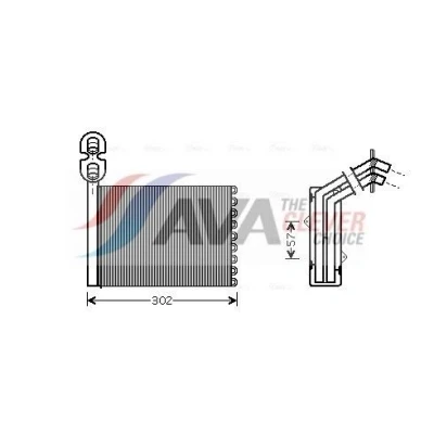 Billede af AVA COOLING SYSTEMS VNA6201 Varmeveksler uden slange/rør