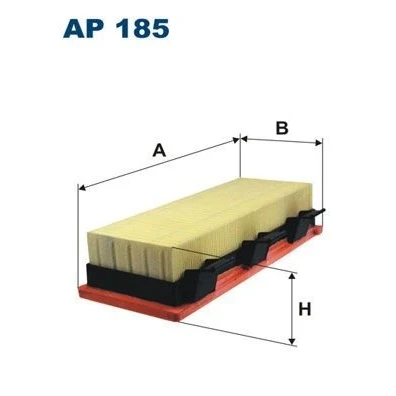 Billede af FILTRON AP 185 Luftfilter 62 103 266 Filterindsats RENAULT: CLIO 2, VOLKSWAGEN: New Beetle Cabriolet