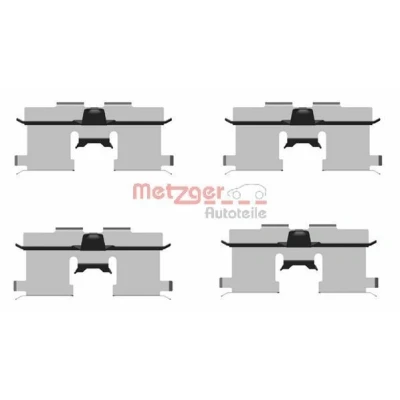 Billede af METZGER 109 1692 Tilbehørssæt, skivebremsebelægning CHEVROLET: Lacetti Hatchback, Nubira Sedan, DAEWOO: Hatchback