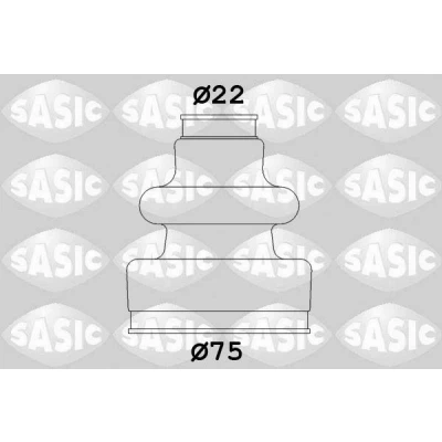 Billede af SASIC 2933593 Drivakselmanchet bagaksel, gearkasse monteret PEUGEOT: 205 II Hatchback, 306 Hatchback
