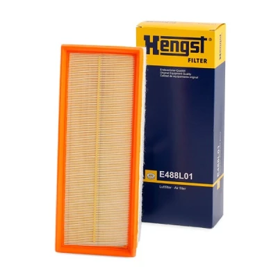 Billede af HENGST FILTER E488L01 Luftfilter 78 135 344 Filterindsats VOLKSWAGEN: GOLF 5, 6, Passat B6 Variant, SKODA: Octavia 2 Combi, Superb II Stationcar