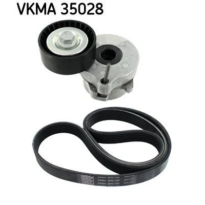 Billede af SKF VKMA 35028 Kileribberem OPEL: Corsa D Hatchback, C Astra H GTC, FIAT: Grande Punto Evo SUZUKI: Splash