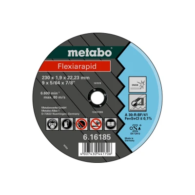 Billede af METABO 616185000 Skæreskive, vinkelsliber 230 1.9 6600