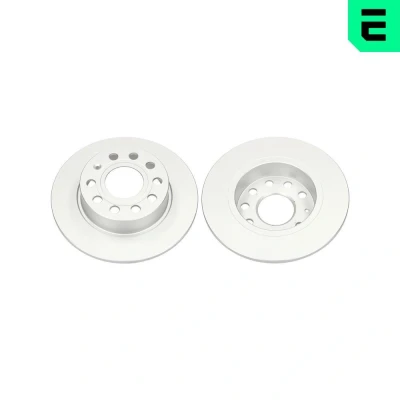 Billede af OPTIMAL BS 8018C Bremseskiver bagaksel 253 10 5/10 fuldstændigt coatet VOLKSWAGEN: Golf 6, 5, Scirocco III, SKODA: Octavia 3 Combi