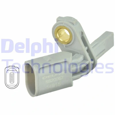 Billede af DELPHI SS20062 ABS sensor aktiv VOLKSWAGEN: Passat B7 Variant, Golf 7, Sedan, SKODA: Superb II Stationcar, III Hatchback